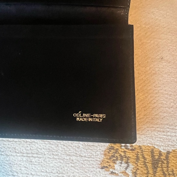 Celine Black Long Wallet. - Picture 5 of 8